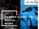 Biru Modern Rental Mobil Facebook Post